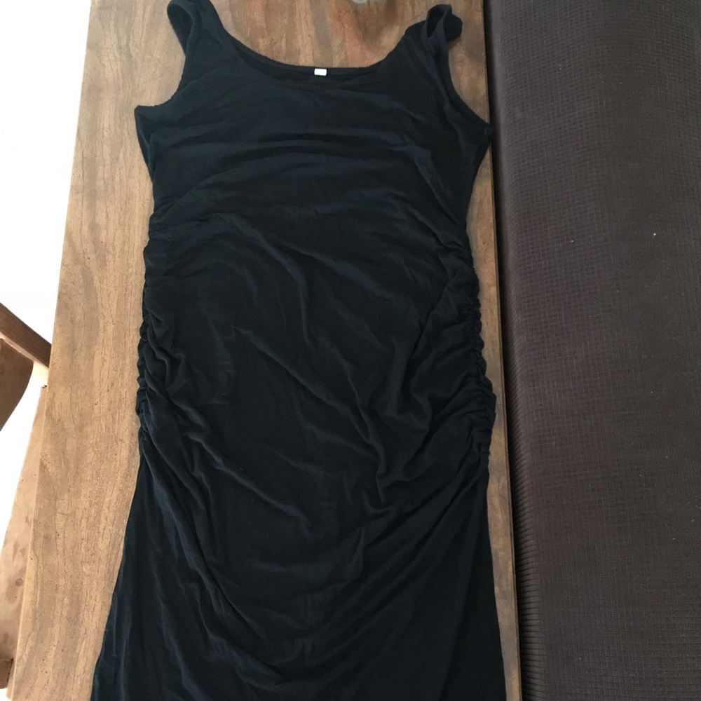 Black maternity dress